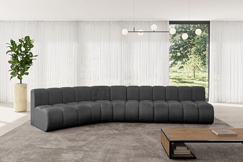ALTDECOR Modulares Sofa Ecksofa in L-Form Corner modular Sofa Eckcouch Couch Wohnlandschaft Cauchsofa Bodensofa Polstersofa Montra-L2-381x174x70 cm Schwarz ALTDECOR Modulares Sofa Ecksofa in L-Form Corner modular Sofa Eckcouch Couch Wohnlandschaft Cauchsofa Bodensofa Polstersofa Montra-L2-381x174x70 cm Schwarz von ALTDECOR