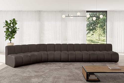 ALTDECOR Modulares Sofa Ecksofa in L-Form Corner modular Sofa Eckcouch Couch Wohnlandschaft Cauchsofa Bodensofa Polstersofa Montra-L3-472x174x70 cm Braun ALTDECOR Modulares Sofa Ecksofa in L-Form Corner modular Sofa Eckcouch Couch Wohnlandschaft Cauchsofa Bodensofa Polstersofa Montra-L3-472x174x70 cm Braun von ALTDECOR