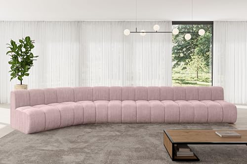 ALTDECOR Modulares Sofa Ecksofa in L-Form Corner modular Sofa Eckcouch Couch Wohnlandschaft Cauchsofa Bodensofa Polstersofa Montra-L3-472x174x70 cm Rosa ALTDECOR Modulares Sofa Ecksofa in L-Form Corner modular Sofa Eckcouch Couch Wohnlandschaft Cauchsofa Bodensofa Polstersofa Montra-L3-472x174x70 cm Rosa von ALTDECOR
