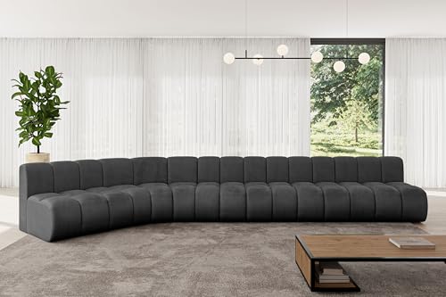ALTDECOR Modulares Sofa Ecksofa in L-Form Corner modular Sofa Eckcouch Couch Wohnlandschaft Cauchsofa Bodensofa Polstersofa Montra-L3-472x174x70 cm Schwarz ALTDECOR Modulares Sofa Ecksofa in L-Form Corner modular Sofa Eckcouch Couch Wohnlandschaft Cauchsofa Bodensofa Polstersofa Montra-L3-472x174x70 cm Schwarz von ALTDECOR