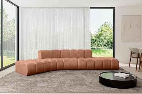 ALTDECOR Modulares Sofa Ecksofa in L-Form Corner modular Sofa Eckcouch Couch Wohnlandschaft Cauchsofa Bodensofa Polstersofa Solven-L1-380x174x70 cm Apricot ALTDECOR Modulares Sofa Ecksofa in L-Form Corner modular Sofa Eckcouch Couch Wohnlandschaft Cauchsofa Bodensofa Polstersofa Solven-L1-380x174x70 cm Apricot von ALTDECOR