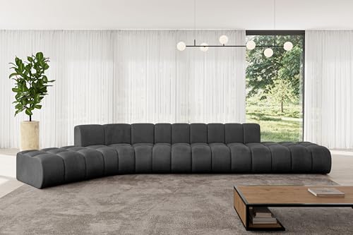 ALTDECOR Modulares Sofa Ecksofa in L-Form Corner modular Sofa Eckcouch Couch Wohnlandschaft Cauchsofa Bodensofa Polstersofa Solven-L2-471x174x70 cm Schwarz ALTDECOR Modulares Sofa Ecksofa in L-Form Corner modular Sofa Eckcouch Couch Wohnlandschaft Cauchsofa Bodensofa Polstersofa Solven-L2-471x174x70 cm Schwarz von ALTDECOR