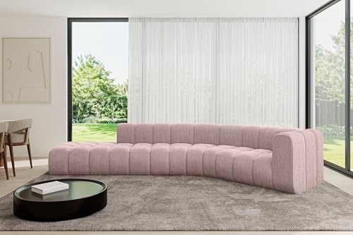 ALTDECOR Modulares Sofa Ecksofa in L-Form Corner modular Sofa Eckcouch Couch Wohnlandschaft Cauchsofa Bodensofa Polstersofa Tilmo-L1-399x194x70 cm Rosa ALTDECOR Modulares Sofa Ecksofa in L-Form Corner modular Sofa Eckcouch Couch Wohnlandschaft Cauchsofa Bodensofa Polstersofa Tilmo-L1-399x194x70 cm Rosa von ALTDECOR