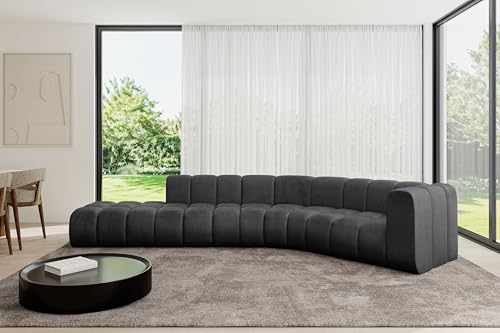 ALTDECOR Modulares Sofa Ecksofa in L-Form Corner modular Sofa Eckcouch Couch Wohnlandschaft Cauchsofa Bodensofa Polstersofa Tilmo-L1-399x194x70 cm Schwarz ALTDECOR Modulares Sofa Ecksofa in L-Form Corner modular Sofa Eckcouch Couch Wohnlandschaft Cauchsofa Bodensofa Polstersofa Tilmo-L1-399x194x70 cm Schwarz von ALTDECOR