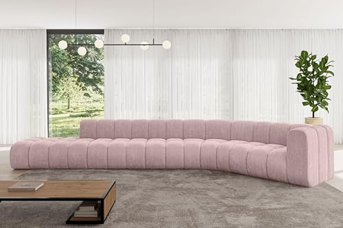 ALTDECOR Modulares Sofa Ecksofa in L-Form Corner modular Sofa Eckcouch Couch Wohnlandschaft Cauchsofa Bodensofa Polstersofa Tilmo-L2-490x194x70 cm Rosa ALTDECOR Modulares Sofa Ecksofa in L-Form Corner modular Sofa Eckcouch Couch Wohnlandschaft Cauchsofa Bodensofa Polstersofa Tilmo-L2-490x194x70 cm Rosa von ALTDECOR