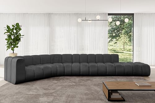 ALTDECOR Modulares Sofa Ecksofa in L-Form Corner modular Sofa Eckcouch Couch Wohnlandschaft Cauchsofa Bodensofa Polstersofa Tilmo-L2-490x194x70 cm Schwarz ALTDECOR Modulares Sofa Ecksofa in L-Form Corner modular Sofa Eckcouch Couch Wohnlandschaft Cauchsofa Bodensofa Polstersofa Tilmo-L2-490x194x70 cm Schwarz von ALTDECOR