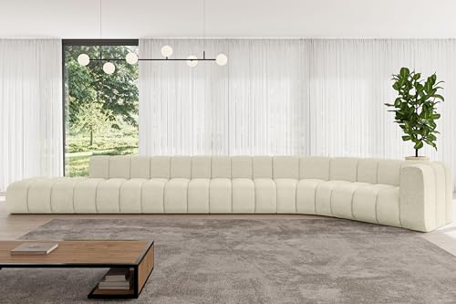 ALTDECOR Modulares Sofa Ecksofa in L-Form Corner modular Sofa Eckcouch Couch Wohnlandschaft Cauchsofa Bodensofa Polstersofa Tilmo-L3-581x194x70 cm Beige ALTDECOR Modulares Sofa Ecksofa in L-Form Corner modular Sofa Eckcouch Couch Wohnlandschaft Cauchsofa Bodensofa Polstersofa Tilmo-L3-581x194x70 cm Beige von ALTDECOR