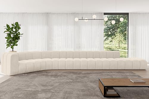 ALTDECOR Modulares Sofa Ecksofa in L-Form Corner modular Sofa Eckcouch Couch Wohnlandschaft Cauchsofa Bodensofa Polstersofa Tilmo-L3-581x194x70 cm Beige ALTDECOR Modulares Sofa Ecksofa in L-Form Corner modular Sofa Eckcouch Couch Wohnlandschaft Cauchsofa Bodensofa Polstersofa Tilmo-L3-581x194x70 cm Beige von ALTDECOR
