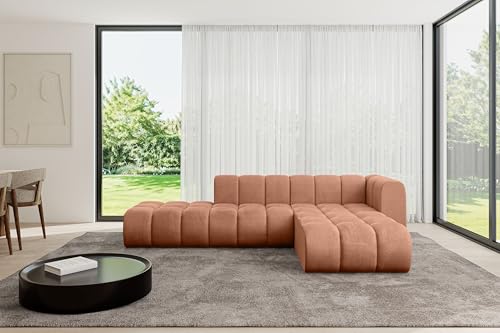 ALTDECOR Modulares Sofa Ecksofa in L-Form Corner modular Sofa Eckcouch Couch Wohnlandschaft Cauchsofa Bodensofa Polstersofa Zuvon-L1-296x177x70 cm Apricot ALTDECOR Modulares Sofa Ecksofa in L-Form Corner modular Sofa Eckcouch Couch Wohnlandschaft Cauchsofa Bodensofa Polstersofa Zuvon-L1-296x177x70 cm Apricot von ALTDECOR