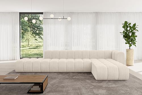 ALTDECOR Modulares Sofa Ecksofa in L-Form Corner modular Sofa Eckcouch Couch Wohnlandschaft Cauchsofa Bodensofa Polstersofa Zuvon-L2-387x177x70 cm Beige ALTDECOR Modulares Sofa Ecksofa in L-Form Corner modular Sofa Eckcouch Couch Wohnlandschaft Cauchsofa Bodensofa Polstersofa Zuvon-L2-387x177x70 cm Beige von ALTDECOR