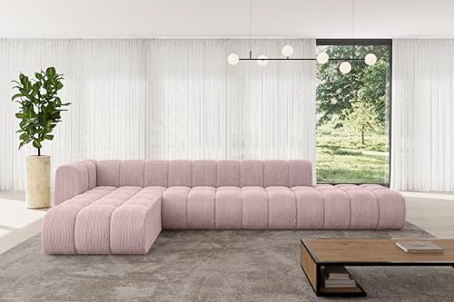 ALTDECOR Modulares Sofa Ecksofa in L-Form Corner modular Sofa Eckcouch Couch Wohnlandschaft Cauchsofa Bodensofa Polstersofa Zuvon-L2-387x177x70 cm Rosa ALTDECOR Modulares Sofa Ecksofa in L-Form Corner modular Sofa Eckcouch Couch Wohnlandschaft Cauchsofa Bodensofa Polstersofa Zuvon-L2-387x177x70 cm Rosa von ALTDECOR