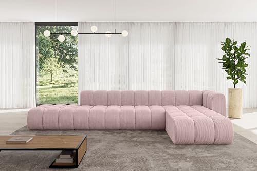 ALTDECOR Modulares Sofa Ecksofa in L-Form Corner modular Sofa Eckcouch Couch Wohnlandschaft Cauchsofa Bodensofa Polstersofa Zuvon-L2-387x177x70 cm Rosa ALTDECOR Modulares Sofa Ecksofa in L-Form Corner modular Sofa Eckcouch Couch Wohnlandschaft Cauchsofa Bodensofa Polstersofa Zuvon-L2-387x177x70 cm Rosa von ALTDECOR