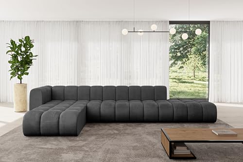 ALTDECOR Modulares Sofa Ecksofa in L-Form Corner modular Sofa Eckcouch Couch Wohnlandschaft Cauchsofa Bodensofa Polstersofa Zuvon-L2-387x177x70 cm Schwarz ALTDECOR Modulares Sofa Ecksofa in L-Form Corner modular Sofa Eckcouch Couch Wohnlandschaft Cauchsofa Bodensofa Polstersofa Zuvon-L2-387x177x70 cm Schwarz von ALTDECOR