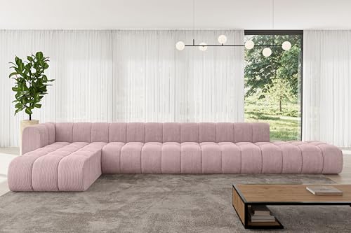 ALTDECOR Modulares Sofa Ecksofa in L-Form Corner modular Sofa Eckcouch Couch Wohnlandschaft Cauchsofa Bodensofa Polstersofa Zuvon-L3-478x177x70 cm Rosa ALTDECOR Modulares Sofa Ecksofa in L-Form Corner modular Sofa Eckcouch Couch Wohnlandschaft Cauchsofa Bodensofa Polstersofa Zuvon-L3-478x177x70 cm Rosa von ALTDECOR