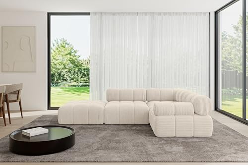 ALTDECOR Modulares Sofa Ecksofa in L-Form Corner modular Sofa Eckcouch Couch Wohnlandschaft Cauchsofa Polstersofa Felto-L1-285x190x70 cm Beige ALTDECOR Modulares Sofa Ecksofa in L-Form Corner modular Sofa Eckcouch Couch Wohnlandschaft Cauchsofa Polstersofa Felto-L1-285x190x70 cm Beige von ALTDECOR