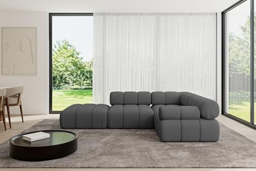ALTDECOR Modulares Sofa Ecksofa in L-Form Corner modular Sofa Eckcouch Couch Wohnlandschaft Cauchsofa Polstersofa Felto-L1-285x190x70 cm Grau ALTDECOR Modulares Sofa Ecksofa in L-Form Corner modular Sofa Eckcouch Couch Wohnlandschaft Cauchsofa Polstersofa Felto-L1-285x190x70 cm Grau von ALTDECOR