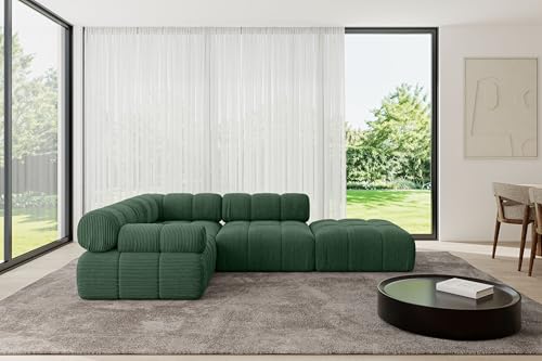 ALTDECOR Modulares Sofa Ecksofa in L-Form Corner modular Sofa Eckcouch Couch Wohnlandschaft Cauchsofa Polstersofa Felto-L1-285x190x70 cm Grün ALTDECOR Modulares Sofa Ecksofa in L-Form Corner modular Sofa Eckcouch Couch Wohnlandschaft Cauchsofa Polstersofa Felto-L1-285x190x70 cm Grün von ALTDECOR