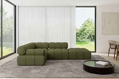 ALTDECOR Modulares Sofa Ecksofa in L-Form Corner modular Sofa Eckcouch Couch Wohnlandschaft Cauchsofa Polstersofa Felto-L1-285x190x70 cm Grün ALTDECOR Modulares Sofa Ecksofa in L-Form Corner modular Sofa Eckcouch Couch Wohnlandschaft Cauchsofa Polstersofa Felto-L1-285x190x70 cm Grün von ALTDECOR