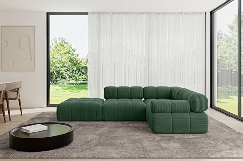 ALTDECOR Modulares Sofa Ecksofa in L-Form Corner modular Sofa Eckcouch Couch Wohnlandschaft Cauchsofa Polstersofa Felto-L1-285x190x70 cm Grün ALTDECOR Modulares Sofa Ecksofa in L-Form Corner modular Sofa Eckcouch Couch Wohnlandschaft Cauchsofa Polstersofa Felto-L1-285x190x70 cm Grün von ALTDECOR