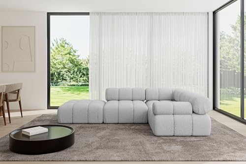 ALTDECOR Modulares Sofa Ecksofa in L-Form Corner modular Sofa Eckcouch Couch Wohnlandschaft Cauchsofa Polstersofa Felto-L1-285x190x70 cm Hellgrau ALTDECOR Modulares Sofa Ecksofa in L-Form Corner modular Sofa Eckcouch Couch Wohnlandschaft Cauchsofa Polstersofa Felto-L1-285x190x70 cm Hellgrau von ALTDECOR