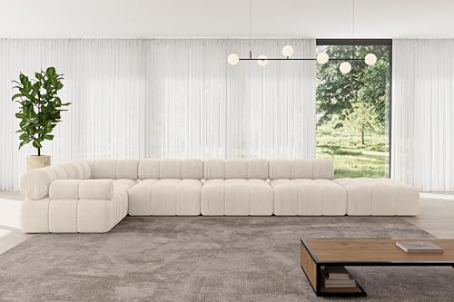 ALTDECOR Modulares Sofa Ecksofa in L-Form Corner modular Sofa Eckcouch Couch Wohnlandschaft Cauchsofa Polstersofa Felto-L3-475x190x70 cm Beige ALTDECOR Modulares Sofa Ecksofa in L-Form Corner modular Sofa Eckcouch Couch Wohnlandschaft Cauchsofa Polstersofa Felto-L3-475x190x70 cm Beige von ALTDECOR