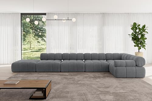 ALTDECOR Modulares Sofa Ecksofa in L-Form Corner modular Sofa Eckcouch Couch Wohnlandschaft Cauchsofa Polstersofa Felto-L3-475x190x70 cm Dunkelgrau ALTDECOR Modulares Sofa Ecksofa in L-Form Corner modular Sofa Eckcouch Couch Wohnlandschaft Cauchsofa Polstersofa Felto-L3-475x190x70 cm Dunkelgrau von ALTDECOR