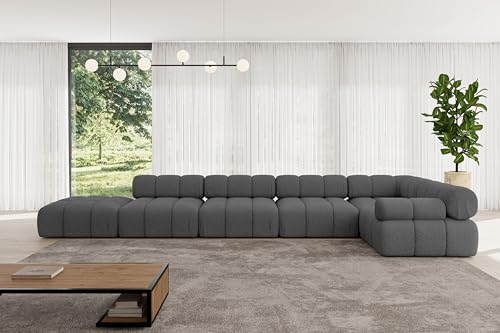 ALTDECOR Modulares Sofa Ecksofa in L-Form Corner modular Sofa Eckcouch Couch Wohnlandschaft Cauchsofa Polstersofa Felto-L3-475x190x70 cm Grau ALTDECOR Modulares Sofa Ecksofa in L-Form Corner modular Sofa Eckcouch Couch Wohnlandschaft Cauchsofa Polstersofa Felto-L3-475x190x70 cm Grau von ALTDECOR
