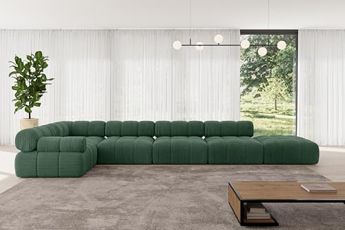 ALTDECOR Modulares Sofa Ecksofa in L-Form Corner modular Sofa Eckcouch Couch Wohnlandschaft Cauchsofa Polstersofa Felto-L3-475x190x70 cm Grün ALTDECOR Modulares Sofa Ecksofa in L-Form Corner modular Sofa Eckcouch Couch Wohnlandschaft Cauchsofa Polstersofa Felto-L3-475x190x70 cm Grün von ALTDECOR