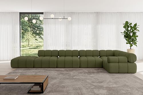 ALTDECOR Modulares Sofa Ecksofa in L-Form Corner modular Sofa Eckcouch Couch Wohnlandschaft Cauchsofa Polstersofa Felto-L3-475x190x70 cm Grün ALTDECOR Modulares Sofa Ecksofa in L-Form Corner modular Sofa Eckcouch Couch Wohnlandschaft Cauchsofa Polstersofa Felto-L3-475x190x70 cm Grün von ALTDECOR