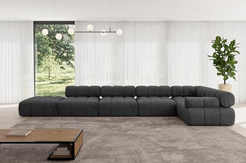 ALTDECOR Modulares Sofa Ecksofa in L-Form Corner modular Sofa Eckcouch Couch Wohnlandschaft Cauchsofa Polstersofa Felto-L3-475x190x70 cm Schwarz ALTDECOR Modulares Sofa Ecksofa in L-Form Corner modular Sofa Eckcouch Couch Wohnlandschaft Cauchsofa Polstersofa Felto-L3-475x190x70 cm Schwarz von ALTDECOR