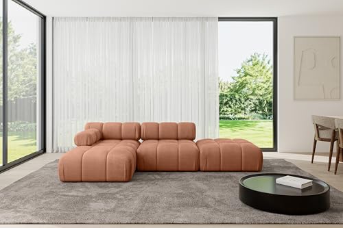 ALTDECOR Modulares Sofa Ecksofa in L-Form Corner modular Sofa Eckcouch Couch Wohnlandschaft Cauchsofa Polstersofa Lizur-L1-285x160x70 cm Apricot ALTDECOR Modulares Sofa Ecksofa in L-Form Corner modular Sofa Eckcouch Couch Wohnlandschaft Cauchsofa Polstersofa Lizur-L1-285x160x70 cm Apricot von ALTDECOR