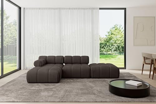 ALTDECOR Modulares Sofa Ecksofa in L-Form Corner modular Sofa Eckcouch Couch Wohnlandschaft Cauchsofa Polstersofa Lizur-L1-285x160x70 cm Braun ALTDECOR Modulares Sofa Ecksofa in L-Form Corner modular Sofa Eckcouch Couch Wohnlandschaft Cauchsofa Polstersofa Lizur-L1-285x160x70 cm Braun von ALTDECOR