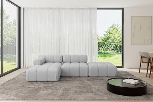 ALTDECOR Modulares Sofa Ecksofa in L-Form Corner modular Sofa Eckcouch Couch Wohnlandschaft Cauchsofa Polstersofa Lizur-L1-285x160x70 cm Hellgrau ALTDECOR Modulares Sofa Ecksofa in L-Form Corner modular Sofa Eckcouch Couch Wohnlandschaft Cauchsofa Polstersofa Lizur-L1-285x160x70 cm Hellgrau von ALTDECOR