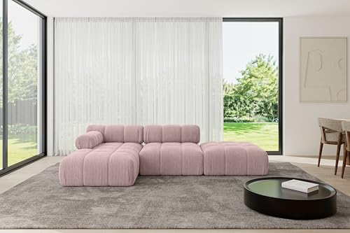 ALTDECOR Modulares Sofa Ecksofa in L-Form Corner modular Sofa Eckcouch Couch Wohnlandschaft Cauchsofa Polstersofa Lizur-L1-285x160x70 cm Rosa ALTDECOR Modulares Sofa Ecksofa in L-Form Corner modular Sofa Eckcouch Couch Wohnlandschaft Cauchsofa Polstersofa Lizur-L1-285x160x70 cm Rosa von ALTDECOR