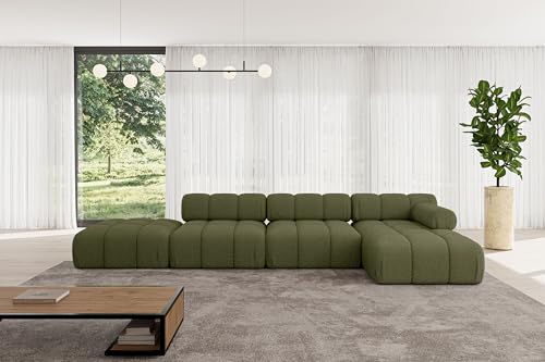 ALTDECOR Modulares Sofa Ecksofa in L-Form Corner modular Sofa Eckcouch Couch Wohnlandschaft Cauchsofa Polstersofa Lizur-L2-380x160x70 cm Grün ALTDECOR Modulares Sofa Ecksofa in L-Form Corner modular Sofa Eckcouch Couch Wohnlandschaft Cauchsofa Polstersofa Lizur-L2-380x160x70 cm Grün von ALTDECOR