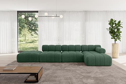 ALTDECOR Modulares Sofa Ecksofa in L-Form Corner modular Sofa Eckcouch Couch Wohnlandschaft Cauchsofa Polstersofa Lizur-L2-380x160x70 cm Grün ALTDECOR Modulares Sofa Ecksofa in L-Form Corner modular Sofa Eckcouch Couch Wohnlandschaft Cauchsofa Polstersofa Lizur-L2-380x160x70 cm Grün von ALTDECOR