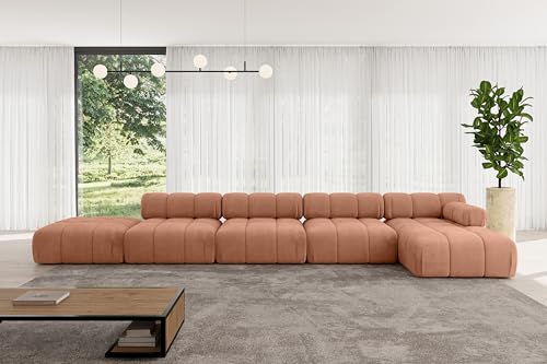 ALTDECOR Modulares Sofa Ecksofa in L-Form Corner modular Sofa Eckcouch Couch Wohnlandschaft Cauchsofa Polstersofa Lizur-L3-475x160x70 cm Apricot ALTDECOR Modulares Sofa Ecksofa in L-Form Corner modular Sofa Eckcouch Couch Wohnlandschaft Cauchsofa Polstersofa Lizur-L3-475x160x70 cm Apricot von ALTDECOR