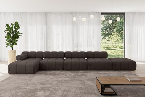 ALTDECOR Modulares Sofa Ecksofa in L-Form Corner modular Sofa Eckcouch Couch Wohnlandschaft Cauchsofa Polstersofa Lizur-L3-475x160x70 cm Braun ALTDECOR Modulares Sofa Ecksofa in L-Form Corner modular Sofa Eckcouch Couch Wohnlandschaft Cauchsofa Polstersofa Lizur-L3-475x160x70 cm Braun von ALTDECOR