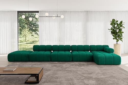 ALTDECOR Modulares Sofa Ecksofa in L-Form Corner modular Sofa Eckcouch Couch Wohnlandschaft Cauchsofa Polstersofa Lizur-L3-475x160x70 cm Dunkelgrün ALTDECOR Modulares Sofa Ecksofa in L-Form Corner modular Sofa Eckcouch Couch Wohnlandschaft Cauchsofa Polstersofa Lizur-L3-475x160x70 cm Dunkelgrün von ALTDECOR
