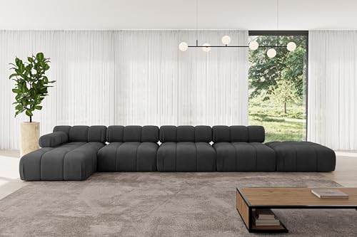 ALTDECOR Modulares Sofa Ecksofa in L-Form Corner modular Sofa Eckcouch Couch Wohnlandschaft Cauchsofa Polstersofa Lizur-L3-475x160x70 cm Schwarz ALTDECOR Modulares Sofa Ecksofa in L-Form Corner modular Sofa Eckcouch Couch Wohnlandschaft Cauchsofa Polstersofa Lizur-L3-475x160x70 cm Schwarz von ALTDECOR