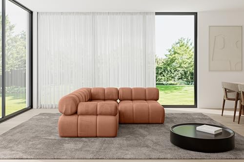 ALTDECOR Modulares Sofa Ecksofa in L-Form Corner modular Sofa Eckcouch Couch Wohnlandschaft Cauchsofa Polstersofa Mende-L1-190x190x70 cm Apricot ALTDECOR Modulares Sofa Ecksofa in L-Form Corner modular Sofa Eckcouch Couch Wohnlandschaft Cauchsofa Polstersofa Mende-L1-190x190x70 cm Apricot von ALTDECOR