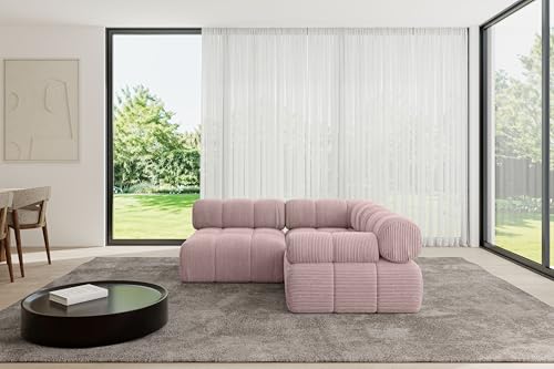 ALTDECOR Modulares Sofa Ecksofa in L-Form Corner modular Sofa Eckcouch Couch Wohnlandschaft Cauchsofa Polstersofa Mende-L1-190x190x70 cm Rosa ALTDECOR Modulares Sofa Ecksofa in L-Form Corner modular Sofa Eckcouch Couch Wohnlandschaft Cauchsofa Polstersofa Mende-L1-190x190x70 cm Rosa von ALTDECOR