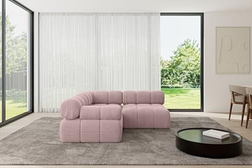 ALTDECOR Modulares Sofa Ecksofa in L-Form Corner modular Sofa Eckcouch Couch Wohnlandschaft Cauchsofa Polstersofa Mende-L1-190x190x70 cm Rosa ALTDECOR Modulares Sofa Ecksofa in L-Form Corner modular Sofa Eckcouch Couch Wohnlandschaft Cauchsofa Polstersofa Mende-L1-190x190x70 cm Rosa von ALTDECOR
