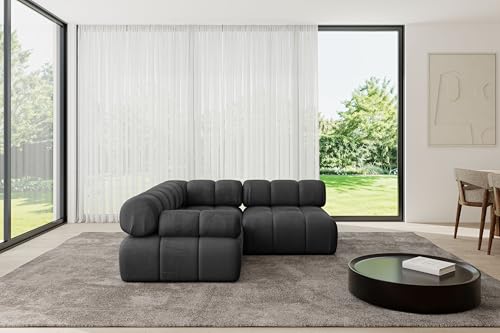 ALTDECOR Modulares Sofa Ecksofa in L-Form Corner modular Sofa Eckcouch Couch Wohnlandschaft Cauchsofa Polstersofa Mende-L1-190x190x70 cm Schwarz ALTDECOR Modulares Sofa Ecksofa in L-Form Corner modular Sofa Eckcouch Couch Wohnlandschaft Cauchsofa Polstersofa Mende-L1-190x190x70 cm Schwarz von ALTDECOR