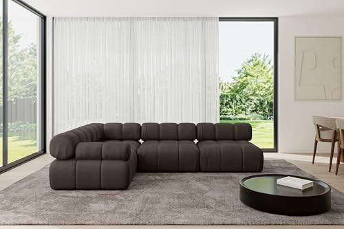 ALTDECOR Modulares Sofa Ecksofa in L-Form Corner modular Sofa Eckcouch Couch Wohnlandschaft Cauchsofa Polstersofa Mende-L2-285x190x70 cm Braun ALTDECOR Modulares Sofa Ecksofa in L-Form Corner modular Sofa Eckcouch Couch Wohnlandschaft Cauchsofa Polstersofa Mende-L2-285x190x70 cm Braun von ALTDECOR