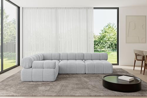 ALTDECOR Modulares Sofa Ecksofa in L-Form Corner modular Sofa Eckcouch Couch Wohnlandschaft Cauchsofa Polstersofa Mende-L2-285x190x70 cm Grau ALTDECOR Modulares Sofa Ecksofa in L-Form Corner modular Sofa Eckcouch Couch Wohnlandschaft Cauchsofa Polstersofa Mende-L2-285x190x70 cm Grau von ALTDECOR