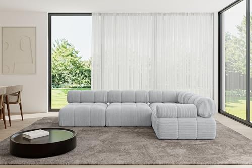 ALTDECOR Modulares Sofa Ecksofa in L-Form Corner modular Sofa Eckcouch Couch Wohnlandschaft Cauchsofa Polstersofa Mende-L2-285x190x70 cm Grau ALTDECOR Modulares Sofa Ecksofa in L-Form Corner modular Sofa Eckcouch Couch Wohnlandschaft Cauchsofa Polstersofa Mende-L2-285x190x70 cm Grau von ALTDECOR
