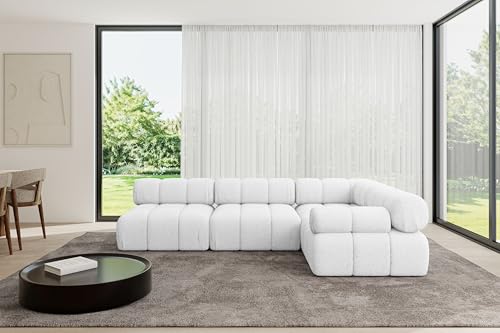 ALTDECOR Modulares Sofa Ecksofa in L-Form Corner modular Sofa Eckcouch Couch Wohnlandschaft Cauchsofa Polstersofa Mende-L2-285x190x70 cm Weiß ALTDECOR Modulares Sofa Ecksofa in L-Form Corner modular Sofa Eckcouch Couch Wohnlandschaft Cauchsofa Polstersofa Mende-L2-285x190x70 cm Weiß von ALTDECOR