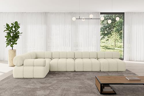 ALTDECOR Modulares Sofa Ecksofa in L-Form Corner modular Sofa Eckcouch Couch Wohnlandschaft Cauchsofa Polstersofa Mende-L3-380x190x70 cm Beige ALTDECOR Modulares Sofa Ecksofa in L-Form Corner modular Sofa Eckcouch Couch Wohnlandschaft Cauchsofa Polstersofa Mende-L3-380x190x70 cm Beige von ALTDECOR