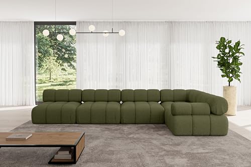 ALTDECOR Modulares Sofa Ecksofa in L-Form Corner modular Sofa Eckcouch Couch Wohnlandschaft Cauchsofa Polstersofa Mende-L3-380x190x70 cm Grün ALTDECOR Modulares Sofa Ecksofa in L-Form Corner modular Sofa Eckcouch Couch Wohnlandschaft Cauchsofa Polstersofa Mende-L3-380x190x70 cm Grün von ALTDECOR